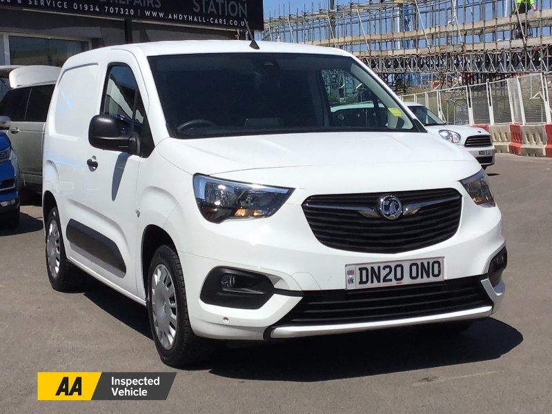 White 2020 Vauxhall Combo 1.5 Turbo D 2000 Sportive Panel Van 4dr Diesel Manual L1 H1 Euro 6 s/s 100 ps in Weston-Super-Mare