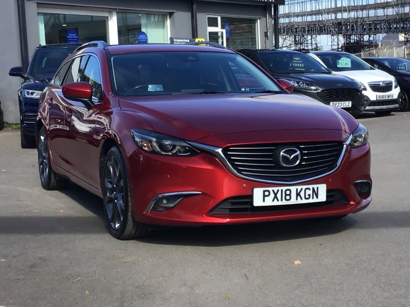 2018 Mazda 6 2.0 SKYACTIV-G Sport Nav Tourer 5dr Petrol Manual Euro 6 s/s 165 ps